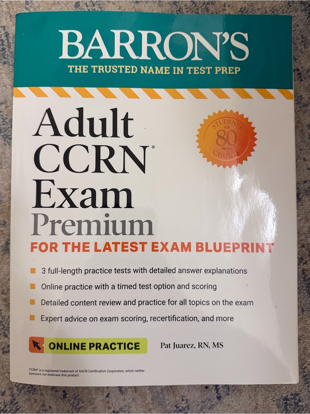 Barron’s CCRN Test Prep - never used
